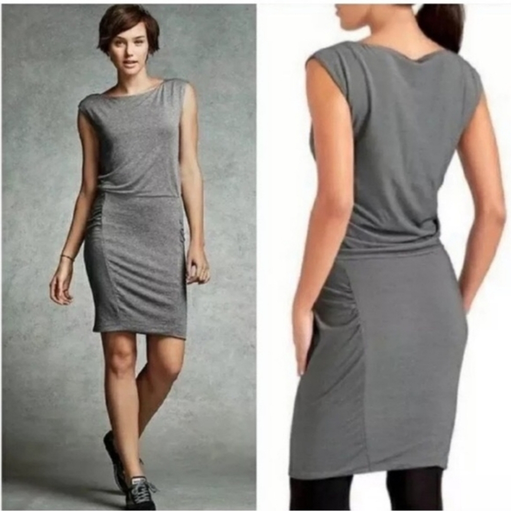 Athleta Micro Stripe Westwood Dress - Size M